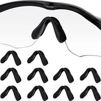 E.O.S-almohadillas de goma de silicona para la nariz, accesorio negro de repuesto para Oakley M2, Marco XL OO9343, Marco M2 XL, ajuste asiático OO9345, múltiples opciones