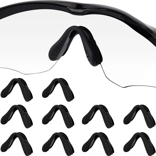 Imagen 1 del producto E.O.S-almohadillas de goma de silicona para la nariz, accesorio negro de repuesto para Oakley M2, Marco XL OO9343, Marco M2 XL, ajuste asiático OO9345, múltiples opciones