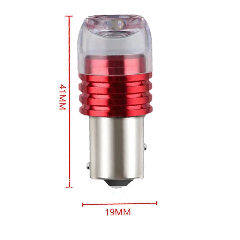 1pc 1156 BA15S 1157 BAY15D Red Strobe Lamp 5730 DC 12V Parking Reverse LED Trunk Bulb Car Brake Turn Signal Tail Flashing Light