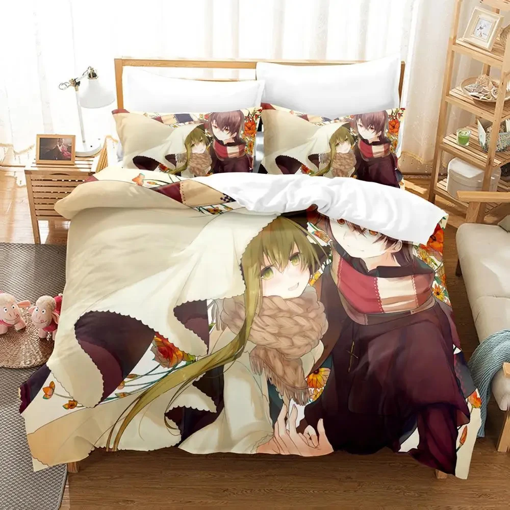 Anime Saint cecilia & Pastor lawrence Bedding Set Boys Girls Twin Queen Size Duvet Cover Pillowcase Bed Kids Adult