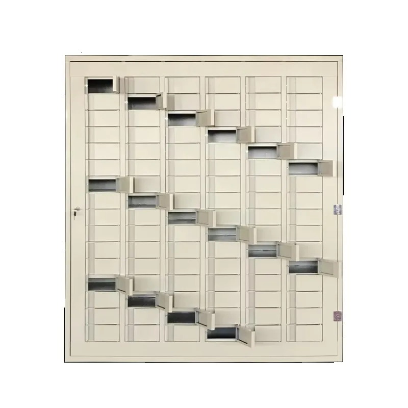 Approved Contemporary Steel Wall Mounted Mailbox Commercial Outdoor Mailbox Apartment Building Household Lock Metal