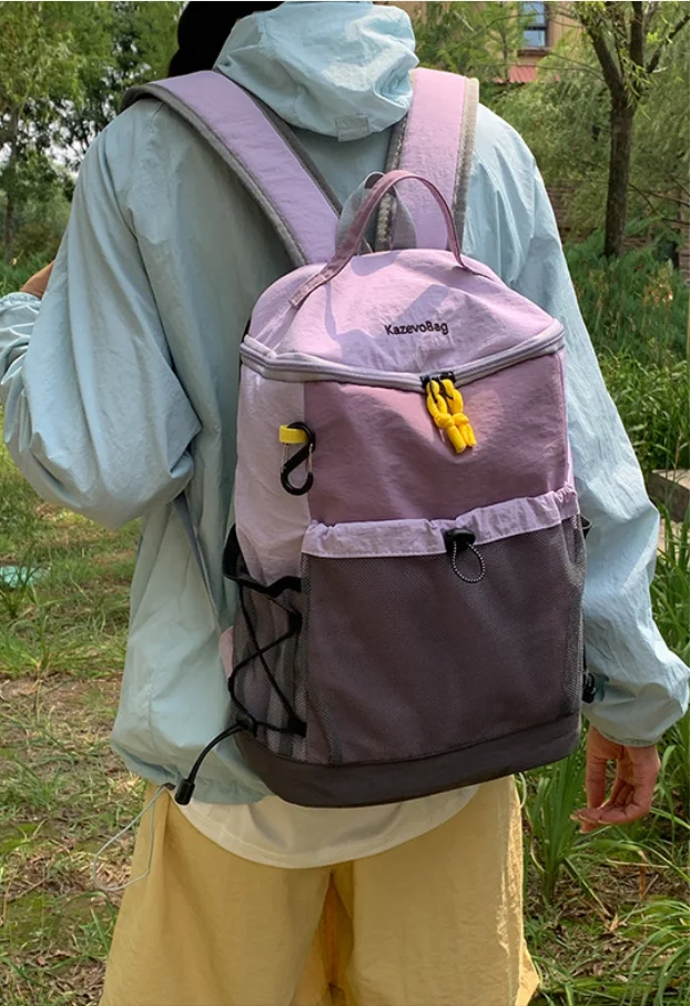 

Новый ультралегкий нейлоновый рюкзак в корейском стиле, уличная дорожная сумка, большая вместительная водонепроницаемая походная сумка, милый рюкзак Bolsa Mochila