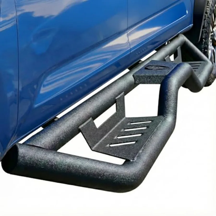 

Tyger Kobra Running Boards Compatible with 2024-2026 Toyota Tacoma Fits Hybrid Double Cab TG-KB2T25002 Textured Black Drop Step