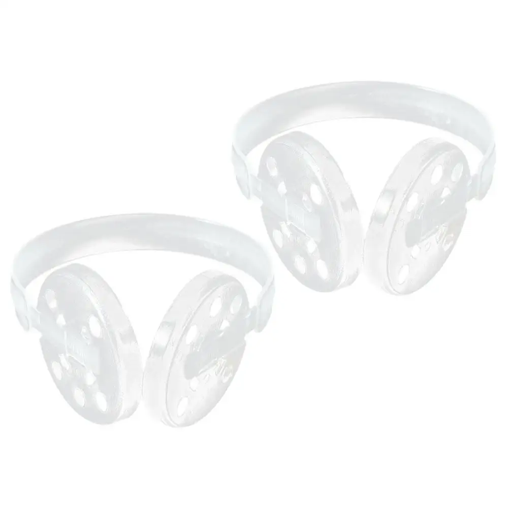 2 Pcs Earmuff Plastic Holder Winter Frame Rack Shelf Making for DIY Accessories