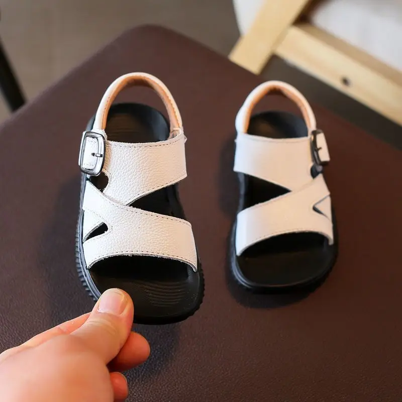 Children Sandals Summer Breathable Beach Shoe Sandals Boy Soft Soled Boy Sandals Kids Shoe for Girl Toddler Boy Shoe Sandalias