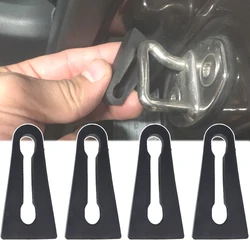 4PCS Shock Absorber Rubber For VW Audi Skoda Seat Car Door Lock Buffer Damping Seal Pad Deadener Quiet Replacement Accessories