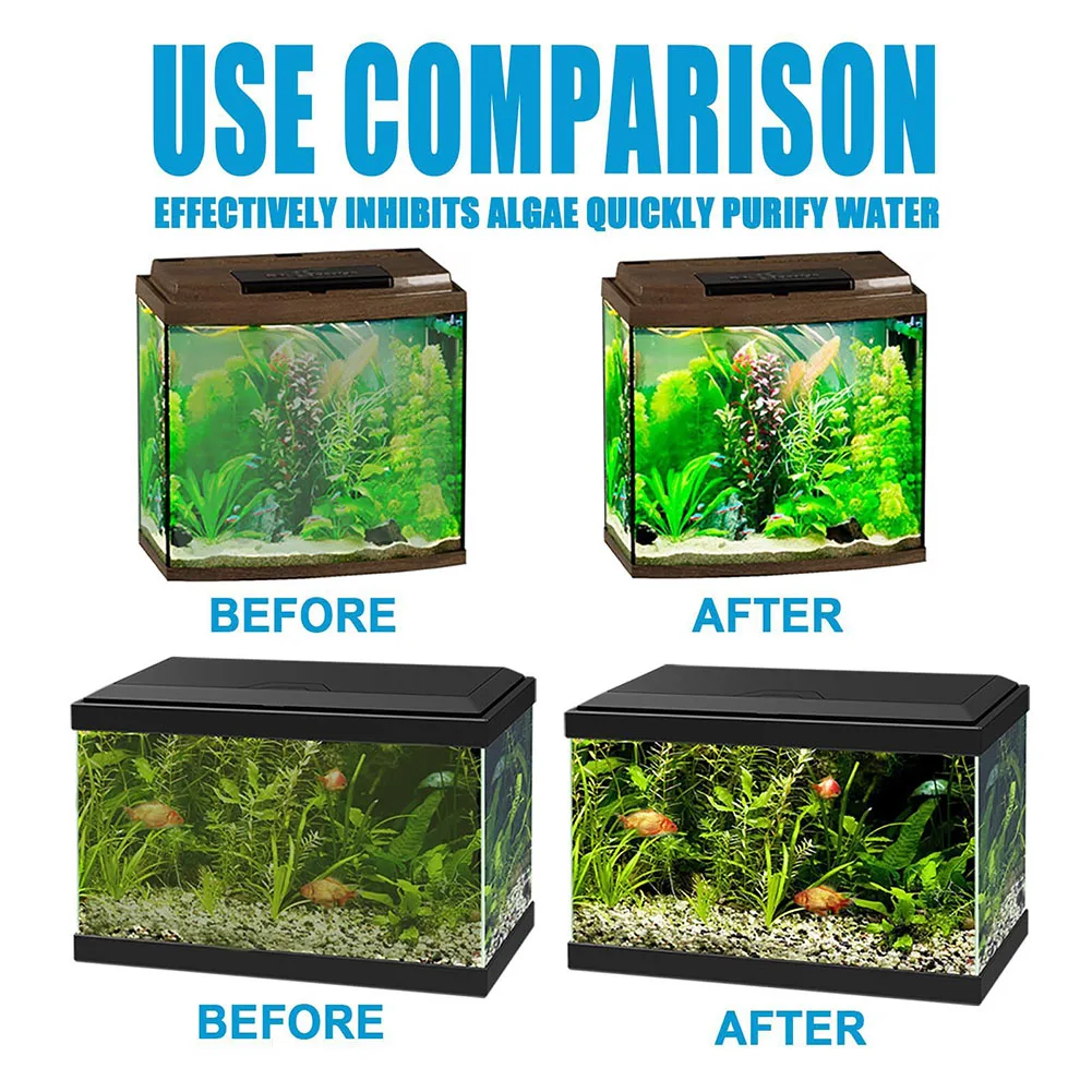 Aquarium Repellent Agent Tank Poeder Mos Agent Remover Aquarium Vijver Reiniging Mos Remover Accessoires