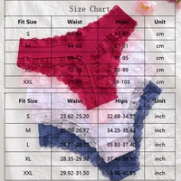 5Pcs Women Ribbed Cotton Bikini Sexy Underwear Low‑Rise Thong Floral Lace Trim G-String Breathable Ladies Panties Lady Briefs 6