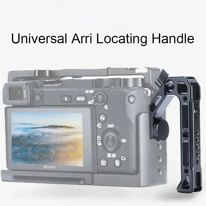 Camera Top Handle Hand Grip Handgrip Arri Locating Screw Monitor Mic Rig Cold Shoe for UURig  DSLR Camera