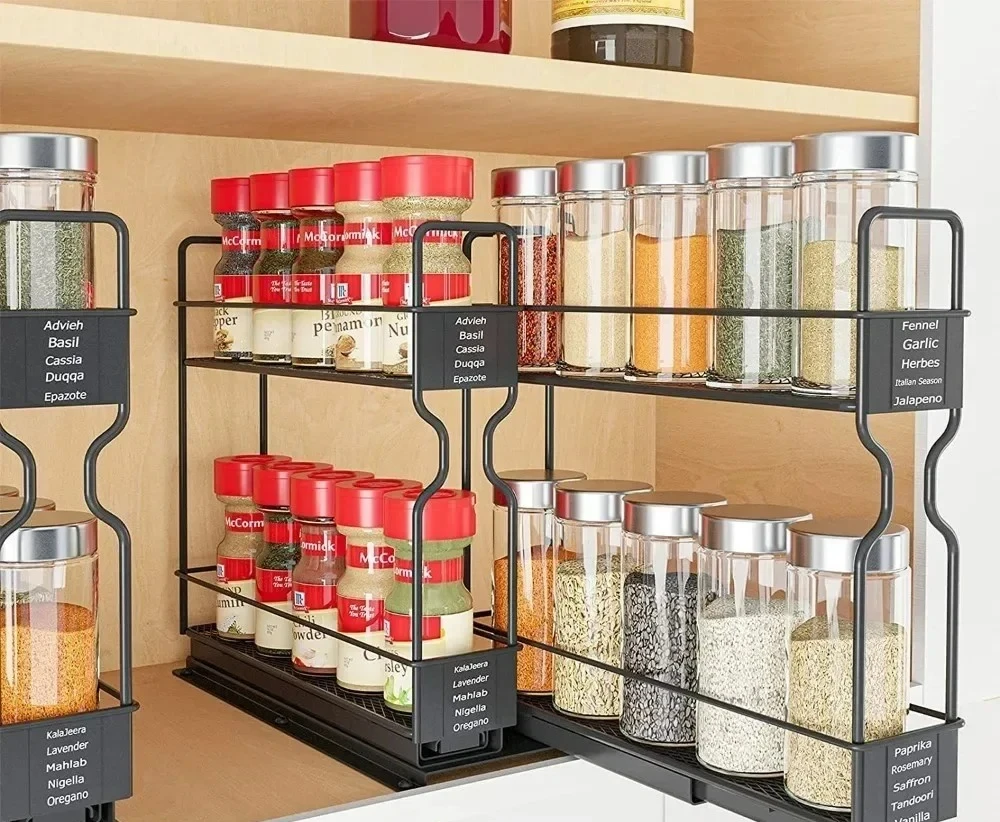 

Customizable Seasoning Storage Rack Kitchen Accessories