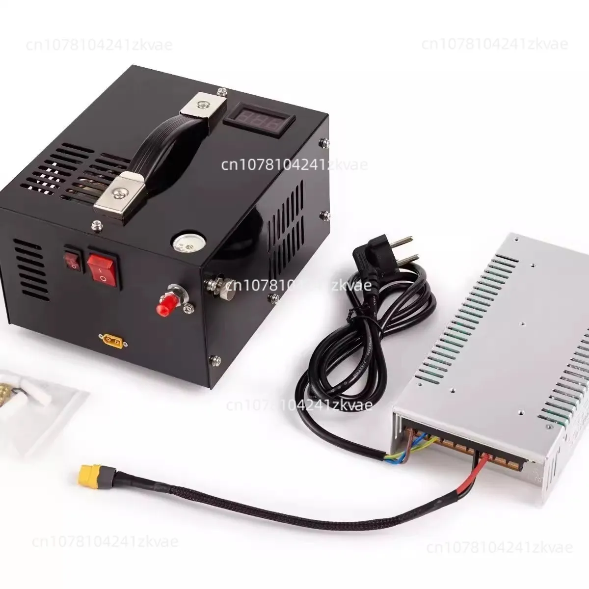 12V car high pressure inflator 30mpa12v air pump 4500psi built-in power supply automatic stop version