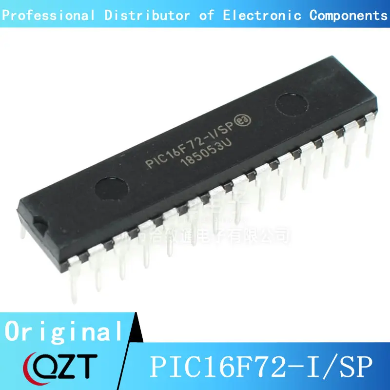 10pcs/lot PIC16F72-I/SP DIP PIC16F72 16F72 PIC16F72-ISP DIP-28 chip New spot