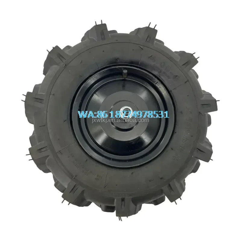 Wmwmnu 600W 8inch Low Speed High Torque Geared Hub Motor for Wheelbarrow Trolley Cart Carrier