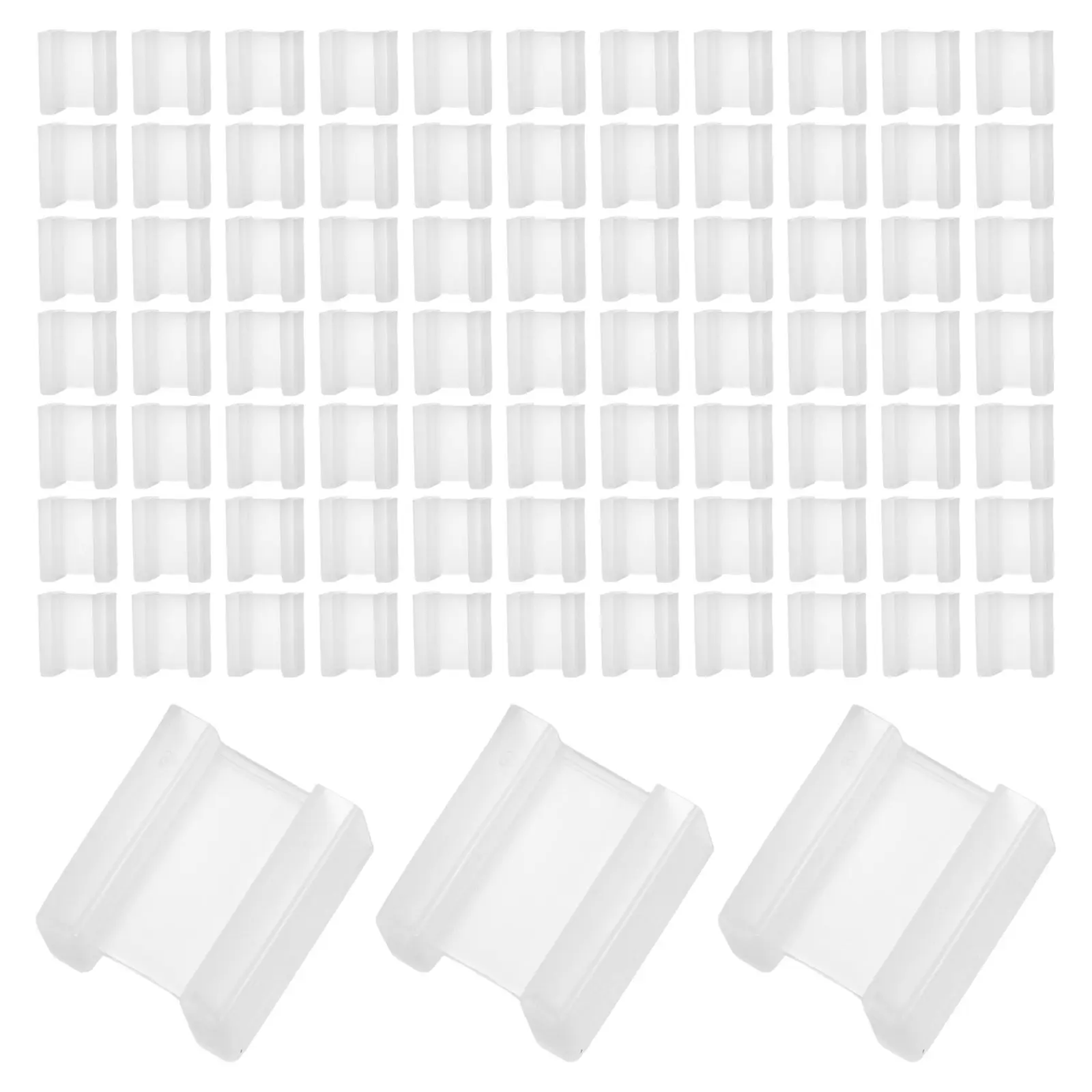 

100Pcs Plug Foot Protector Power Plug Shield Cover Electrical Outlet Cap Outlet Protector Socket Safety Cover Childproof