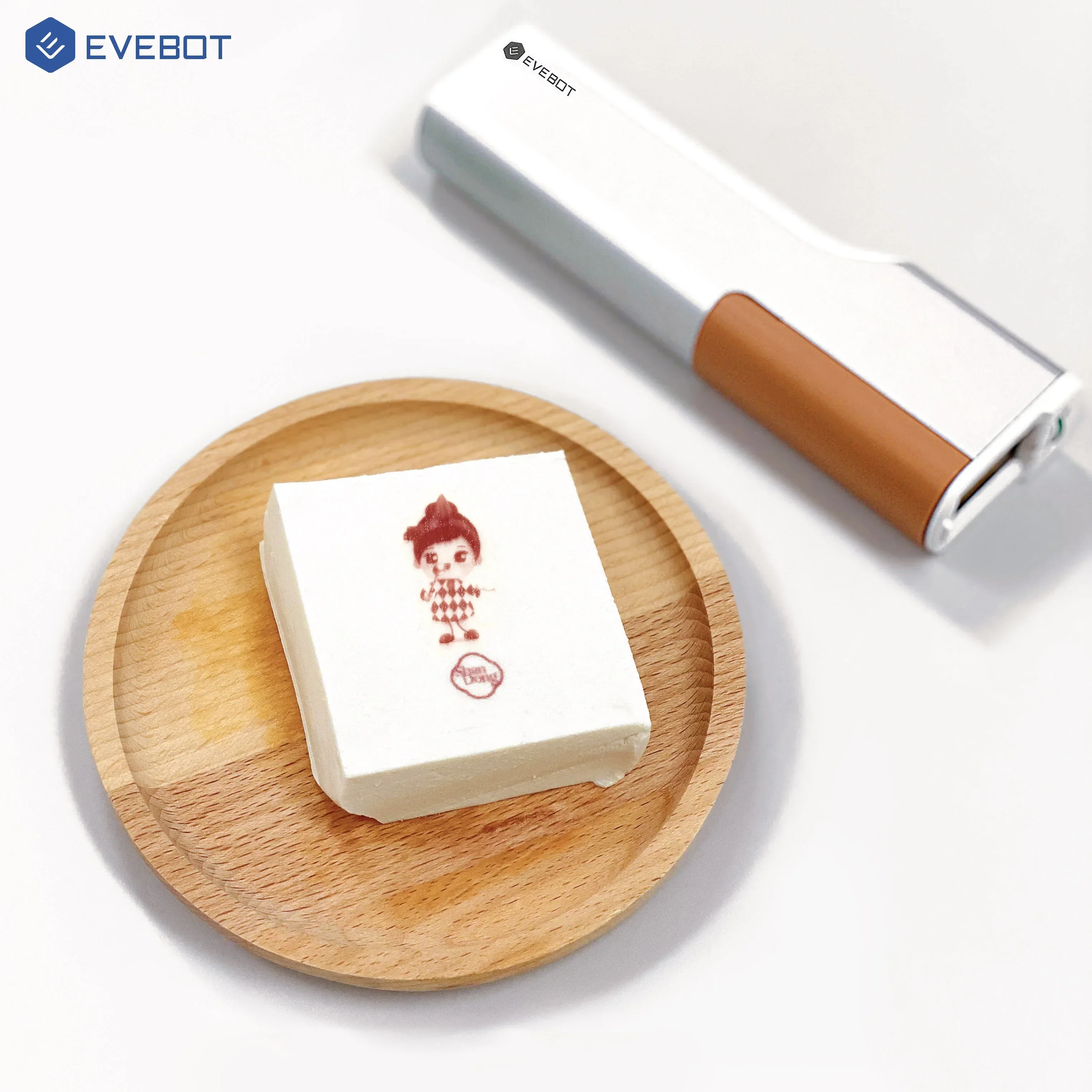 

2025/EVEBOT 2023 New Arrival Digital HandHeld Food Printer Portable Inkjet Printers for Coffee Latte Art Edible Cake Printing Ma