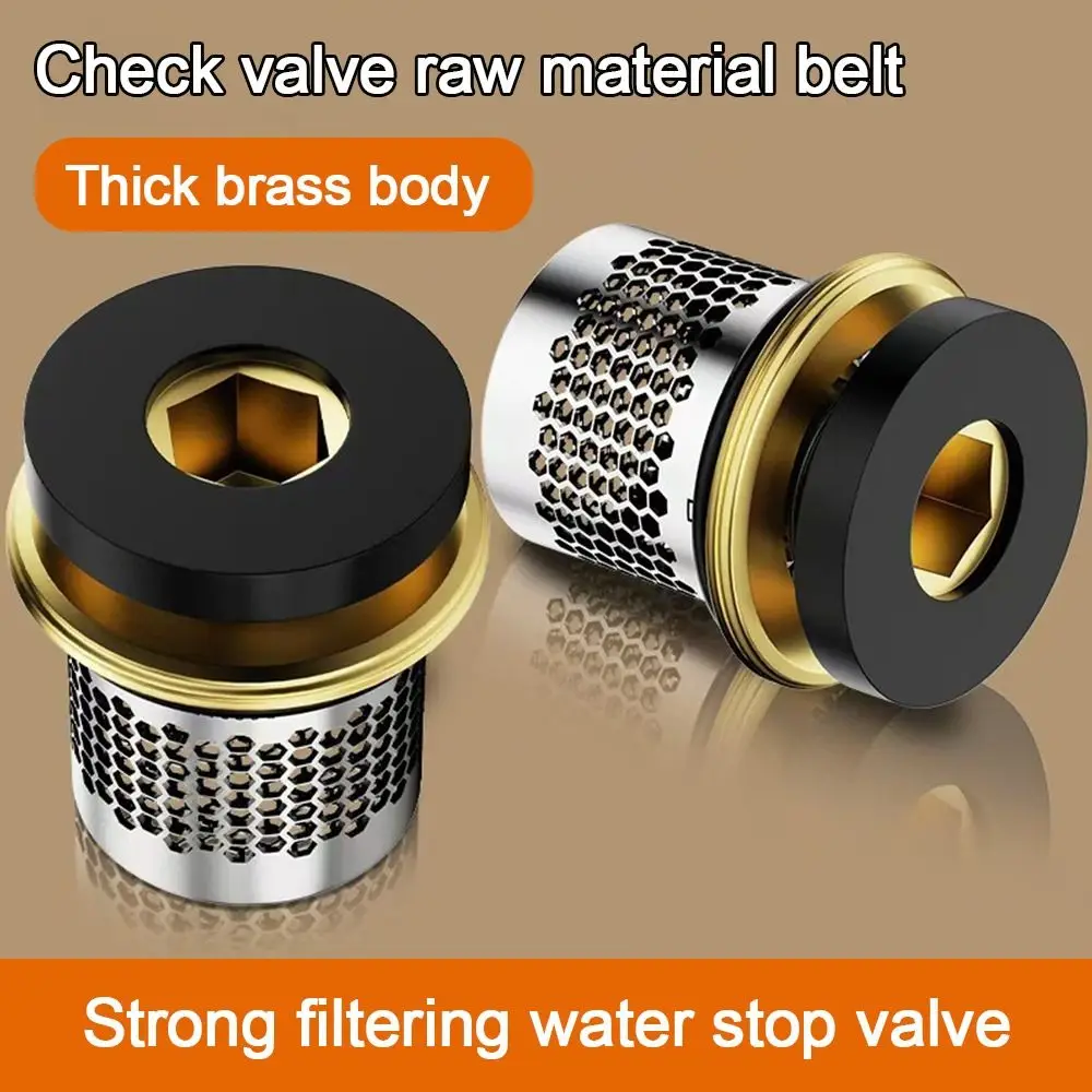 2Pcs/set Durable Metal Water Stop Valve Non-return Universal Sealing Gasket Replacement Leak-Proof Fastener Washer