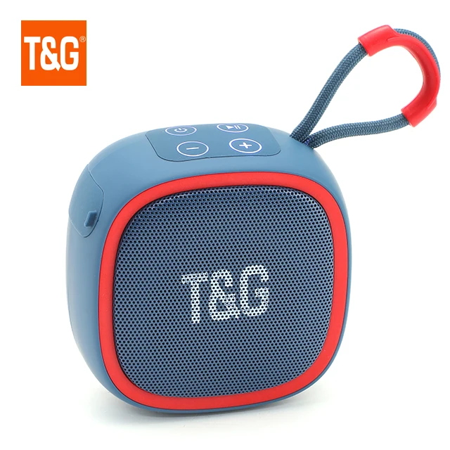 T&G Bluetooth Lautsprecher TG659 Mini Tragbare Drahtlose Leistungsstarke Lautsprecher TWS BT 5,3 Sound Box HIFI Lautsprecher Unterstützt TF Karte Radio 3