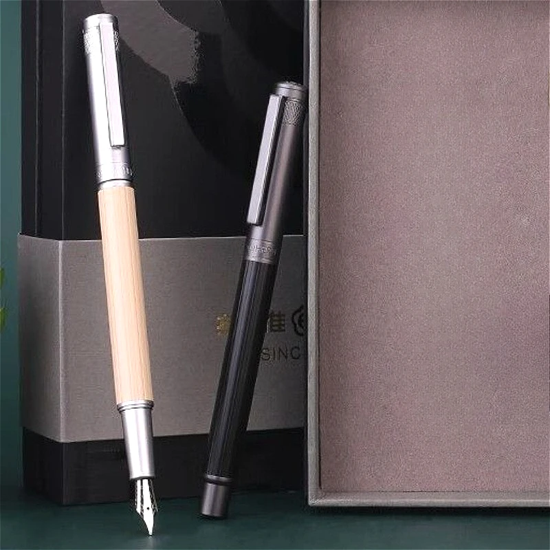 قلم بخصم منخفض Hero 3817 أقلام حبر سوداء بنك الاستثمار القومي F 0.5 أقلام الخط قبضة مريحة حبر سريع الجفاف اختيار هدية مكتب فاخر #5