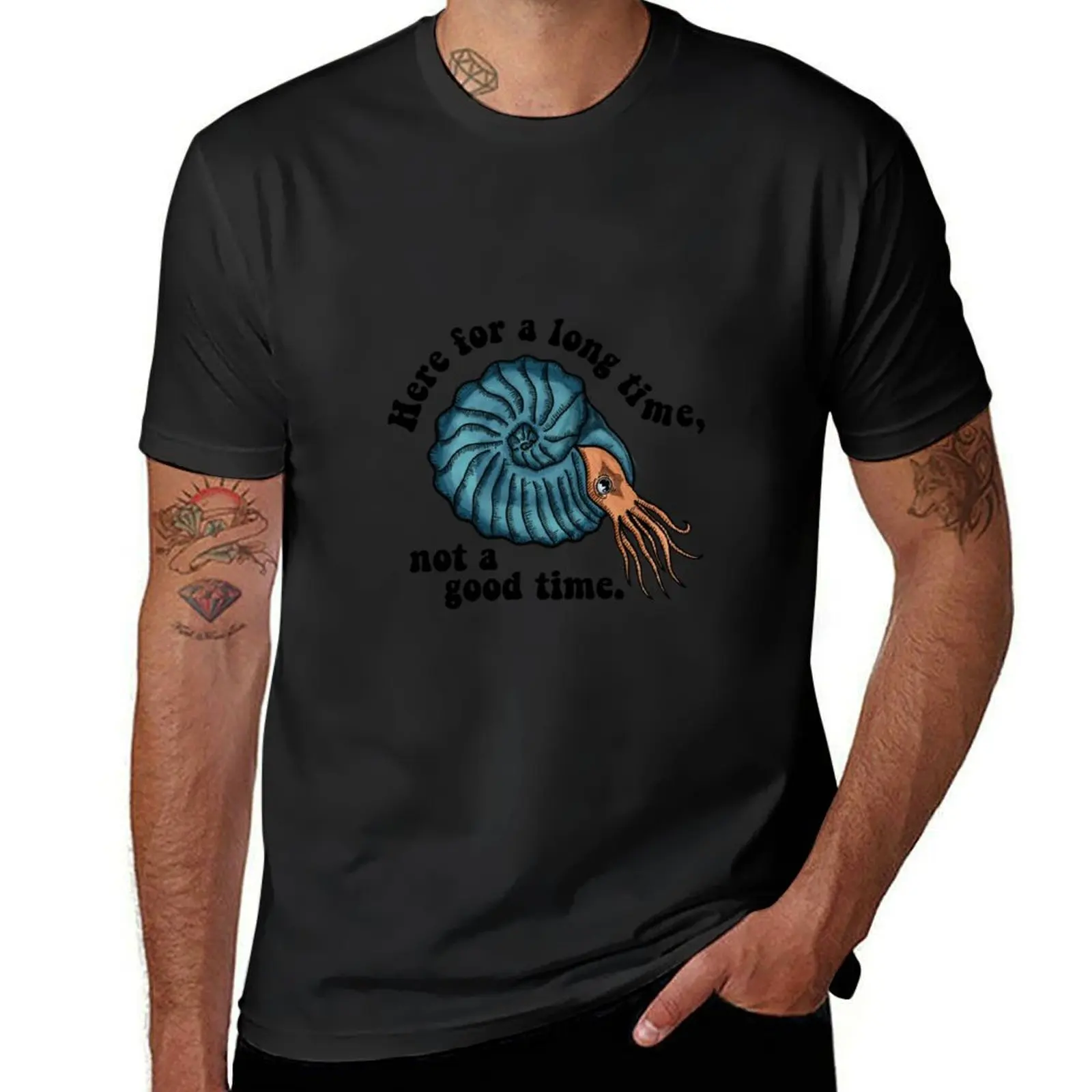 Sad Ammonite T-Shirt boys whites plus size tops mens t shirts pack