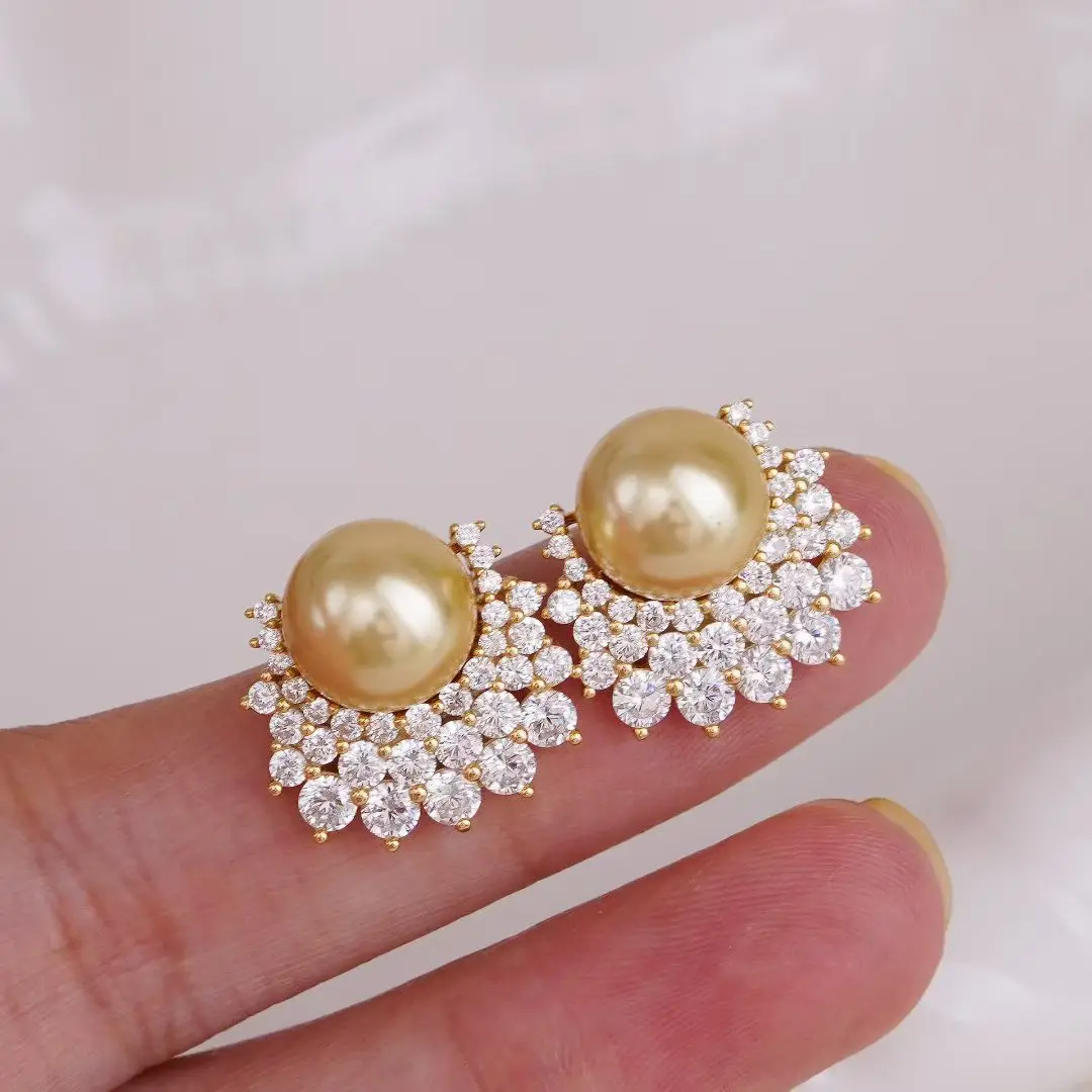 

Серьги из стерлингового серебра 925 пробы, базовые крепления, крепления для ювелирных изделий, аксессуары для жемчуга 10-11 мм, 3 пары/лот