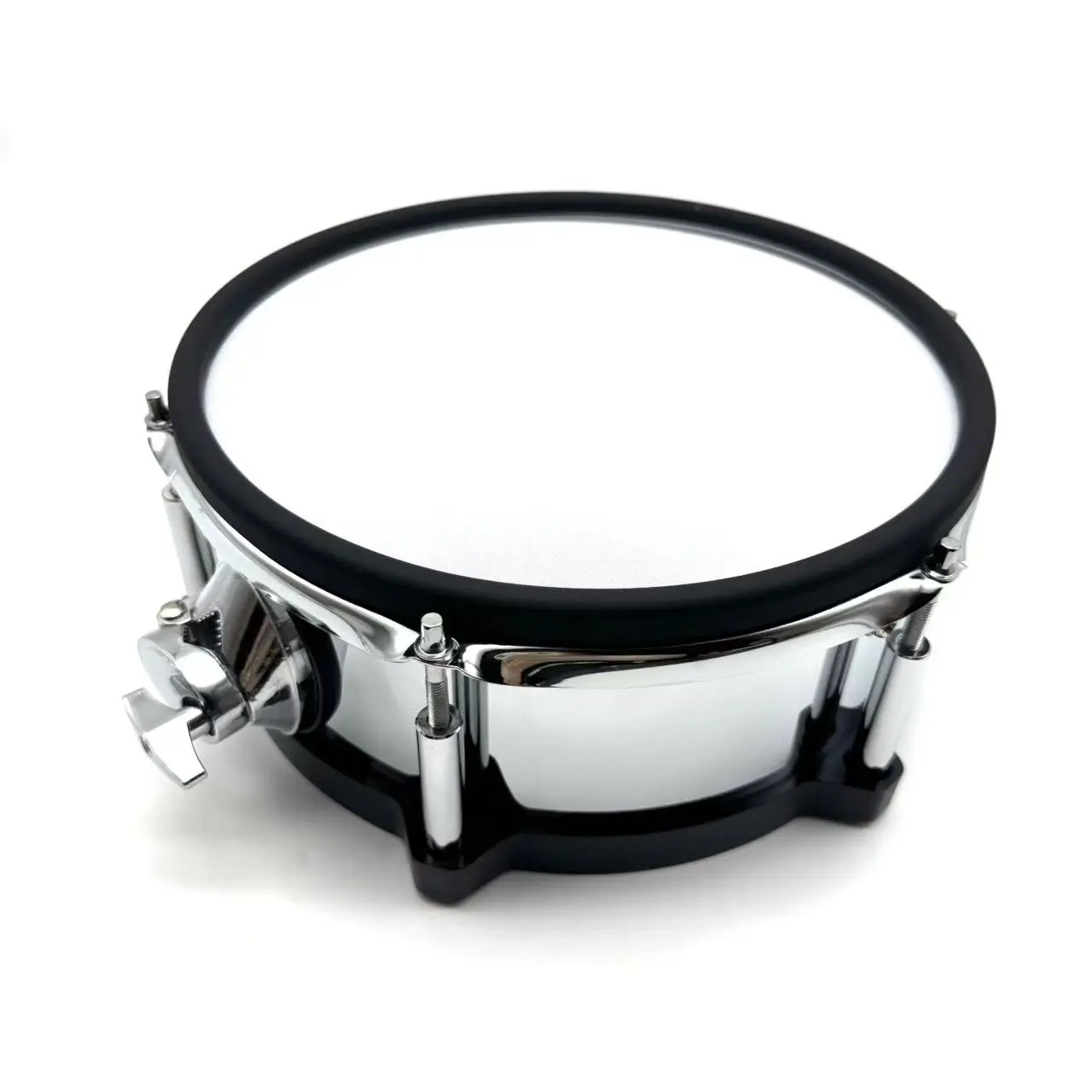 Wholesale 10-inch Steel Electronic Snare Drum With Drum Clip With Six Trigger Sensors, Suitable For Roland Suite.