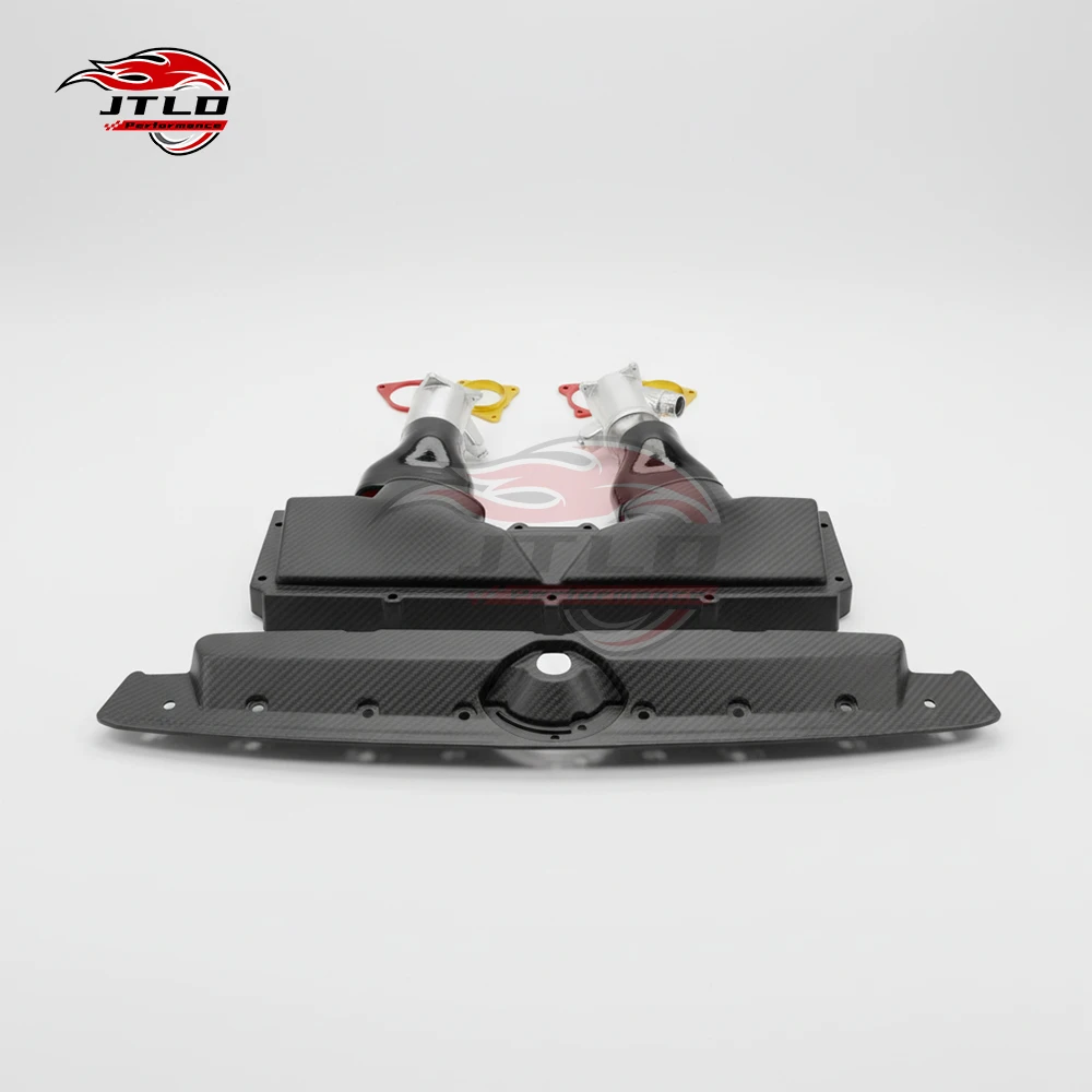 Turbo Inlet Pipe For Audi RS6 C8 RS7 C8 4.0T V8 & Carbon Fiber Air Intake Duct Cooling Upgrade view 2