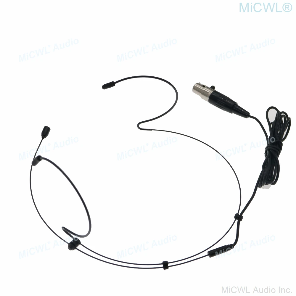 ميكروفون صغير 4Pin XLR TA4F TQG للوجه لـ Shure SLX ULX QLX BLX UTX PGX سماعات رأس لاسلكية نظام حزمة حزام Lavalier