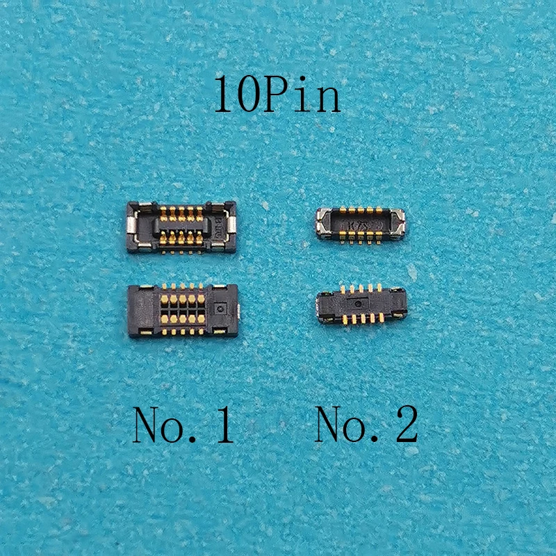 2Pcs 6 10 Pin Power Flex FPC Connector For Samsung S21FE S20 Note10 Plus A32 A52 A72 A33 A53 A73 A12 A13 A14 Fingerprinter FPC