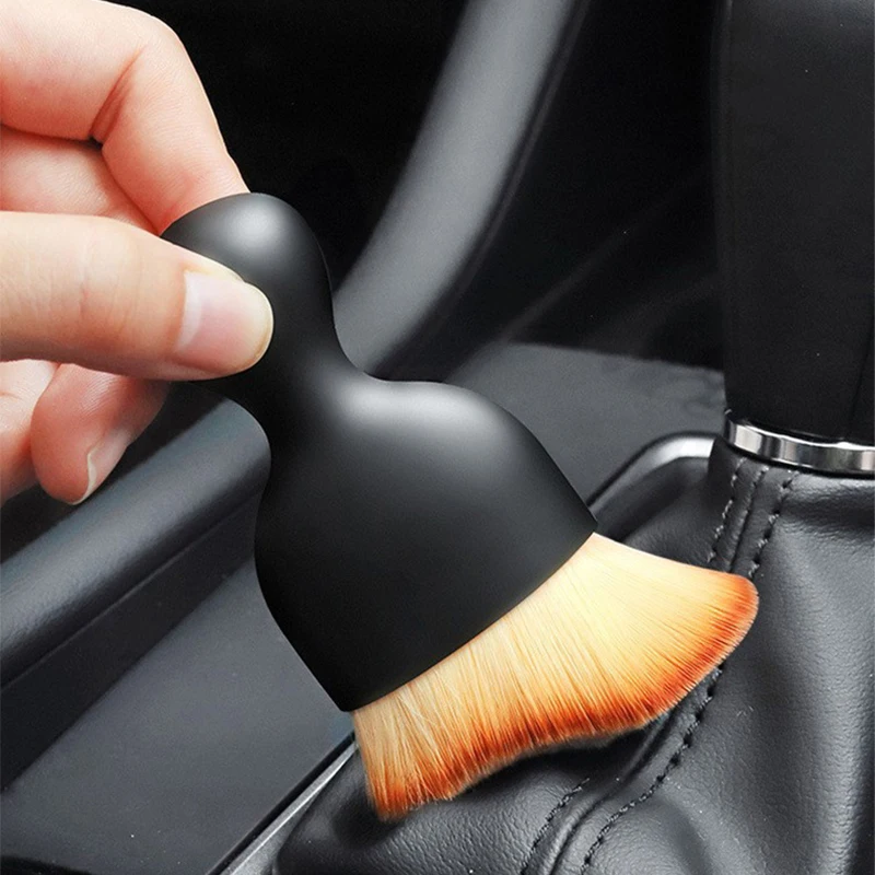 Car Interior Cleaning Tool Air Outlet Cleaning Soft Car Brush Crevice Dust Removal Car Interior Home Office Duster Brushes