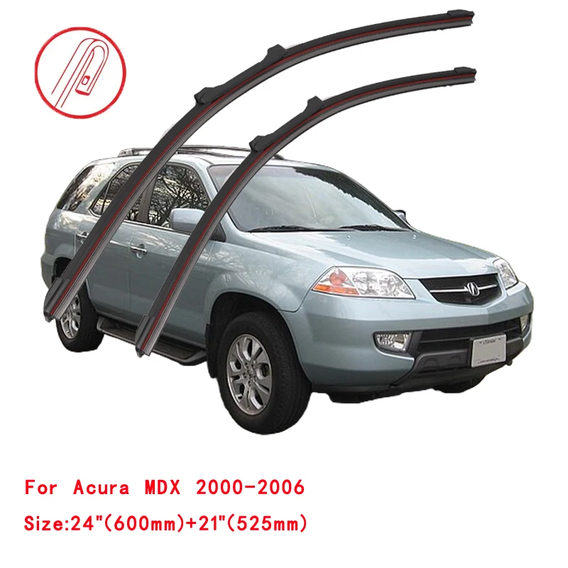 For Acura MDX 2000-2024 Car Windshield Wiper Blade Front Windscreen Brushes Washer Accessories Window Cleaning Replacement Parts