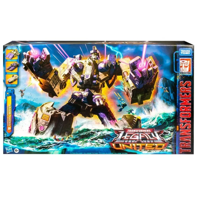 Hasbro-Legacy United Titan Transformers Figuras de Ação, Armada Universe, Tidal Wave, 19 ", Novo em Stock