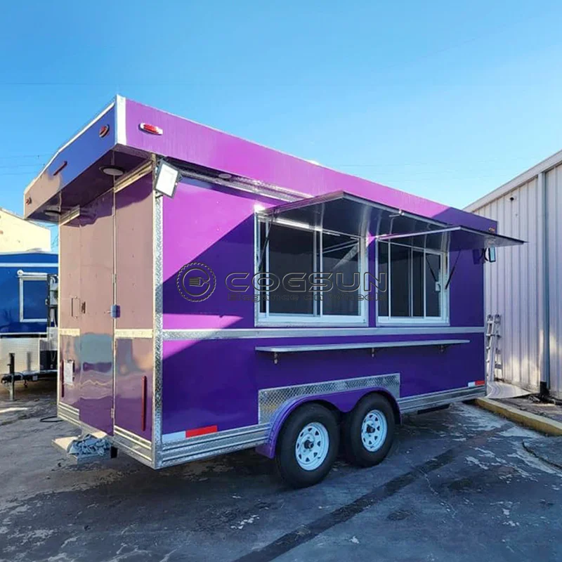 New Factory Customized Ice Cream Cart Ape Coffee  Airstream Food Trailer Shop Tuk Food Trailer  BBQ Pizza Tuk Trucks Restaurant