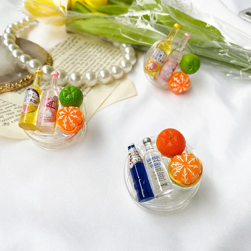 Getränketropfer mit Biergeschmack, selbstklebender Luftkissenhalter für Mobiltelefone, Aufbewahrungsring-Schnalle, für faule Personen, die Drama beobachtet