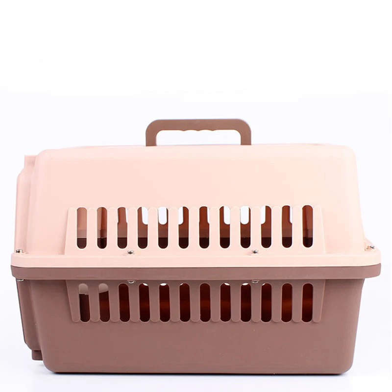 حاملات الحيوانات الأليفة الكلب حقائب السفر سيارة شركة الطيران المعتمدة صندوق النقل المحمولة قفص صندوق للكلاب الصغيرة القطط الصادرة حمل حقيبة