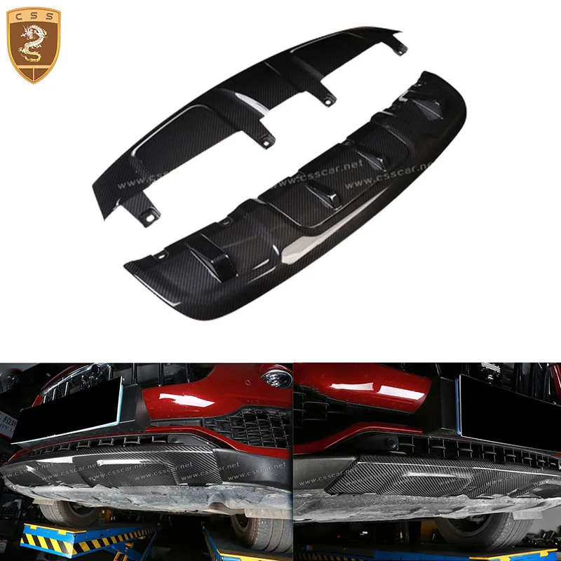 

Car Front Rear Bumper Lip Chin Diffuser Bodykits For Maserati Levante 2016 2017 2018 Carbon Fiber Styling Exterior Accessories