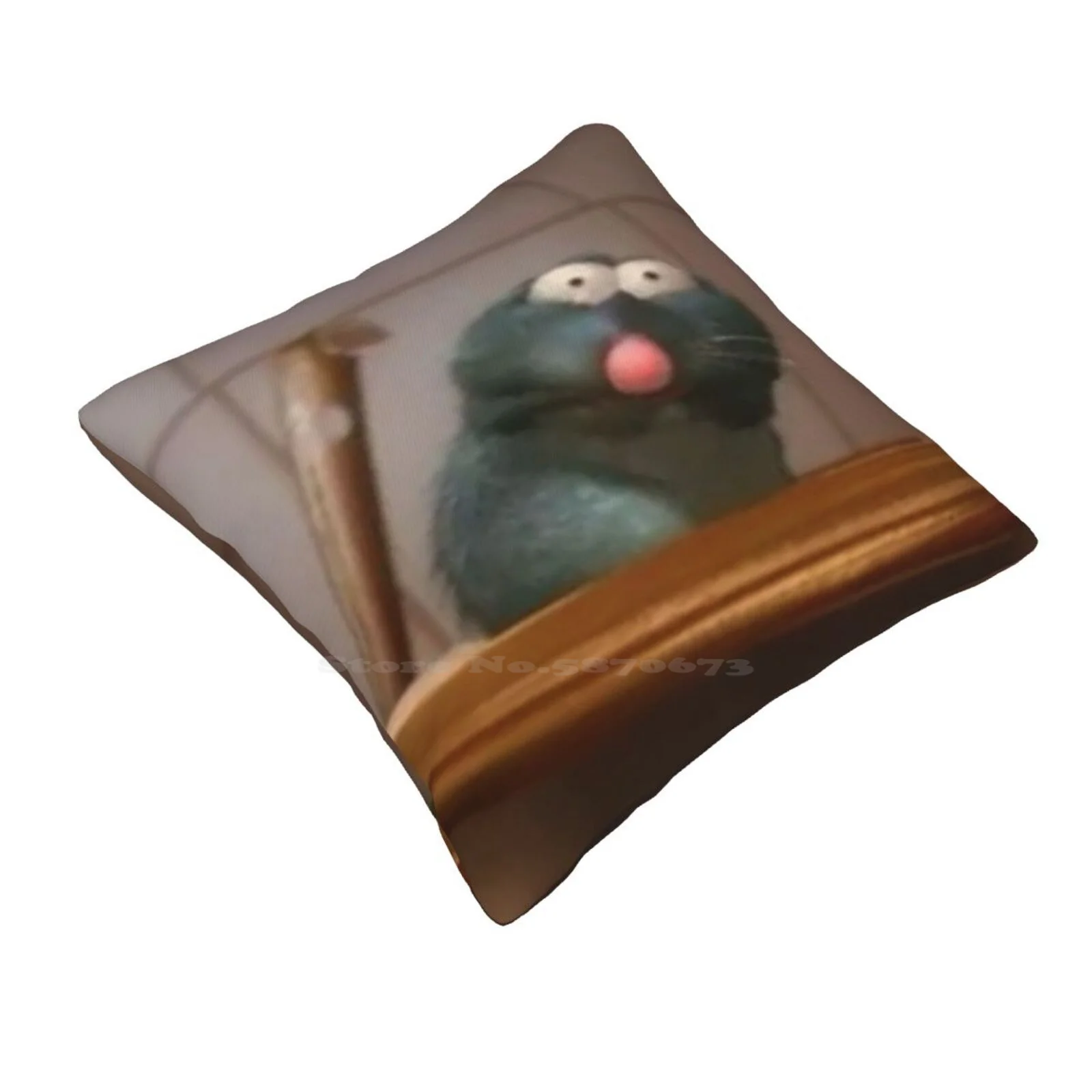 Remy The Vomiting Rat Pillows Case Bedroom Home Decoration Meme Food Ratatouille Mouse Vomit Hilarious Funny Animals Scene Big