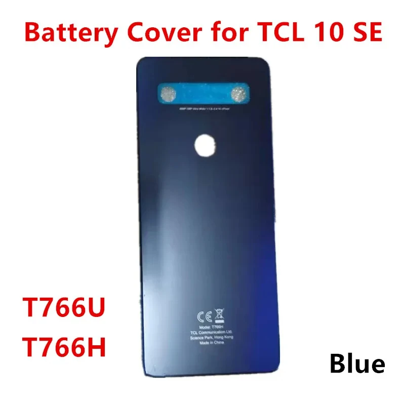 Housing For TCL 10 SE T766H T766U Back Battery Cover Front Middle Frame Plate Repair Replace Bezel Door Phone Rear Case