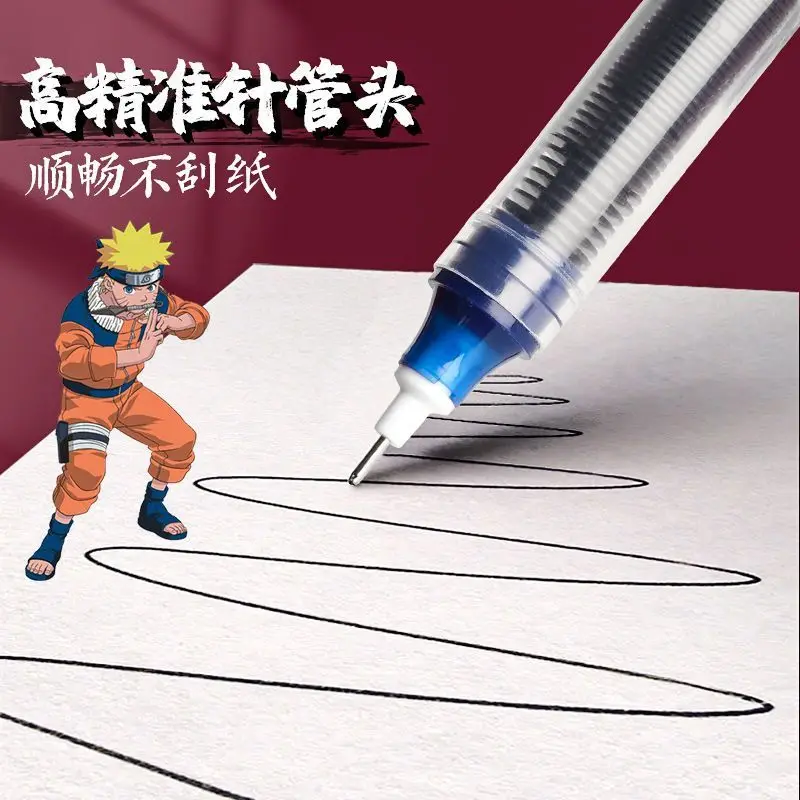 NARUTO Uchiha Sasuke Uzumaki Naruto Cartoon Neutraler Flüssigstift Schnelltrocknender Signaturstift Exquisites Feiertagsgeschenk Großhandel – Detail 5