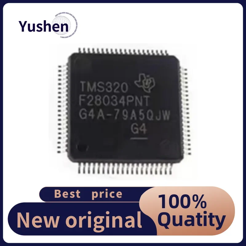 10PCS  TMS320F28034PNT TMS320F28034 LQFP-80 New Original Embedded Microcontroller