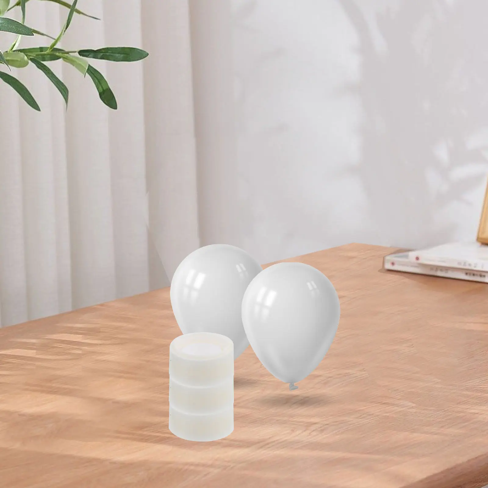 5 Rolls Clear Circle Adhesive Dots Double Sided Glue Points Balloon Tape Removable Craft Stickers for Paper Wood Glass Plastic