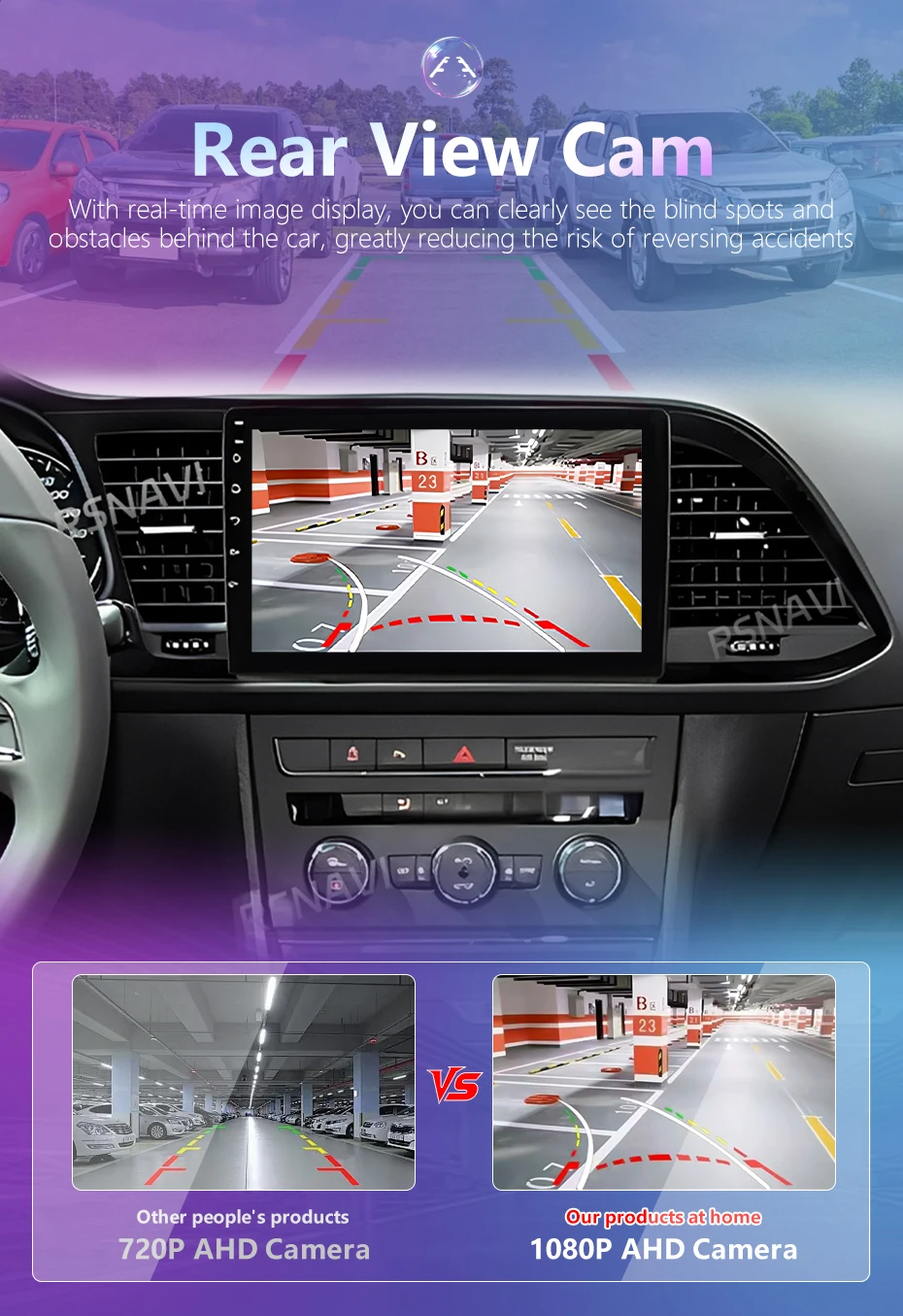 Android 16 Für Seat Leon 3 2012 2013 2014 2015 - 2020 GPS Multimedia Player Stereo Autoradio mit Wireless CarPlay Plug and Play – Detail 9