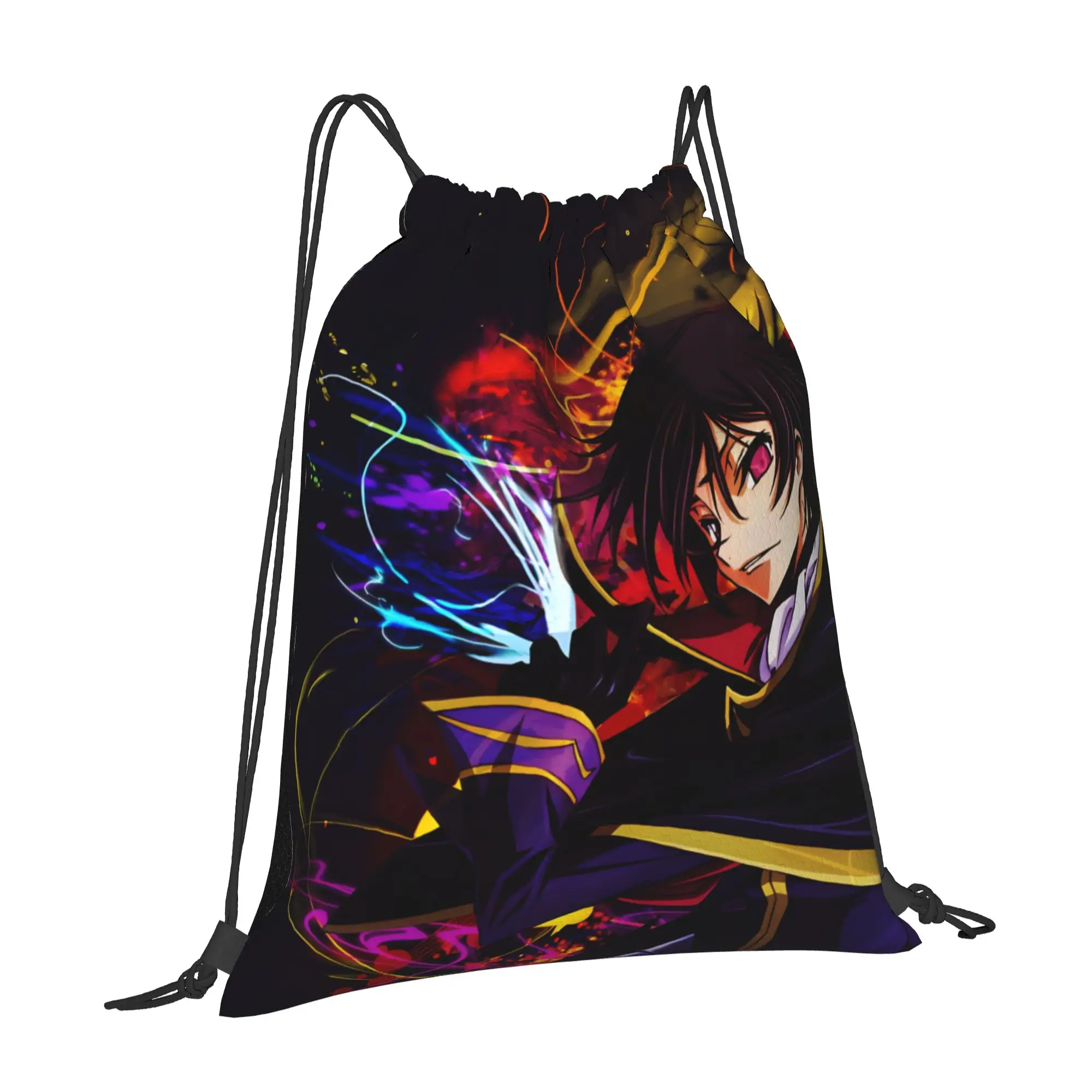 1 pc Rebel Leader Zero Code Geass Drawstring Bags Gym Unisex Storage Bag
