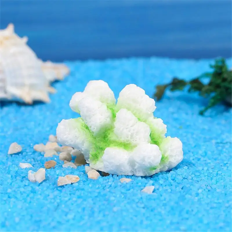 Cute Micro Landscape Colorful Artificial Coral Resin Ornaments For Fish Tank Aquarium Accessories Decorations Home Decoration