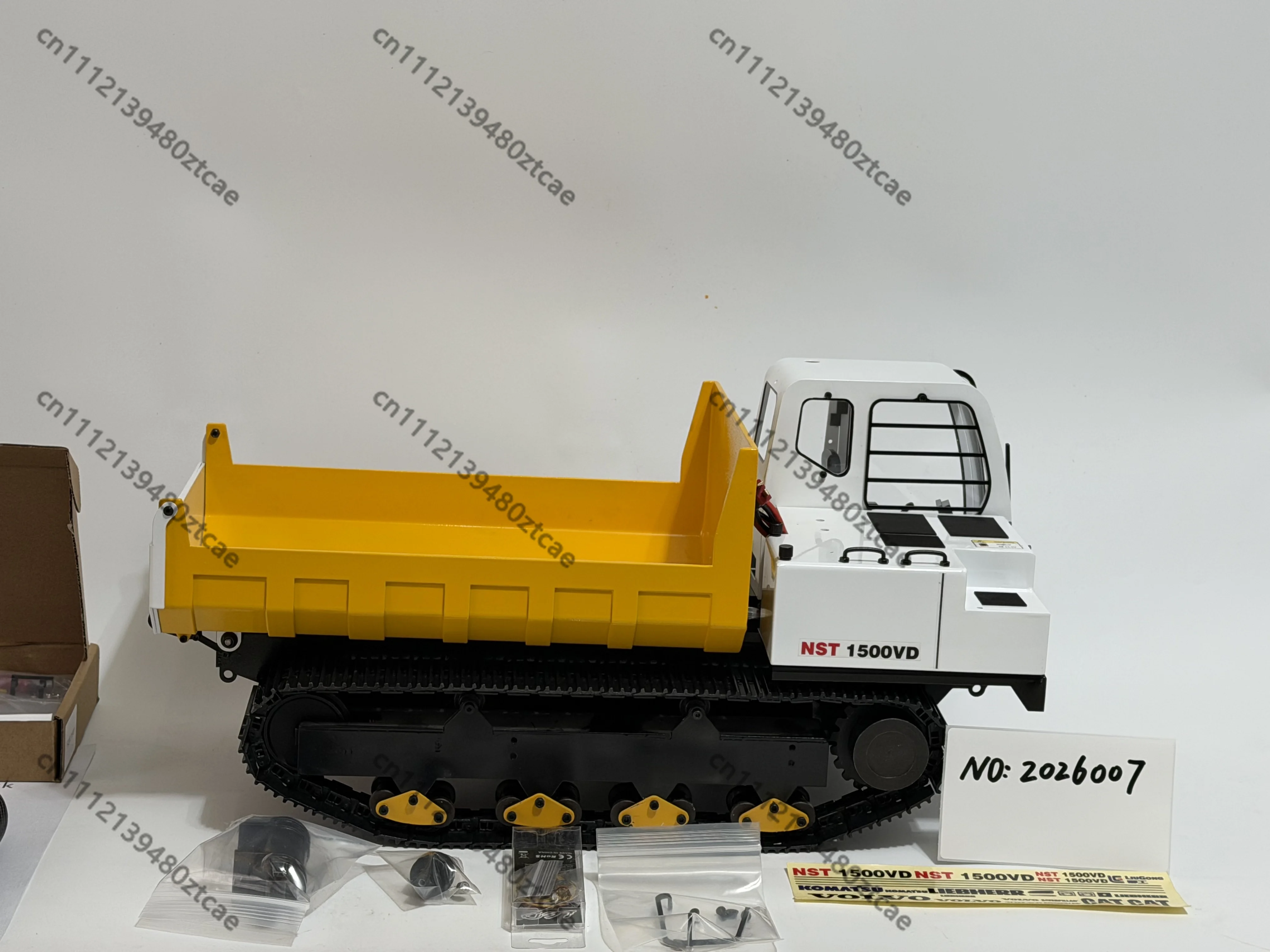 1/12 All Metal Tracked RC Hydraulic Dumper Truck Engineering Model
