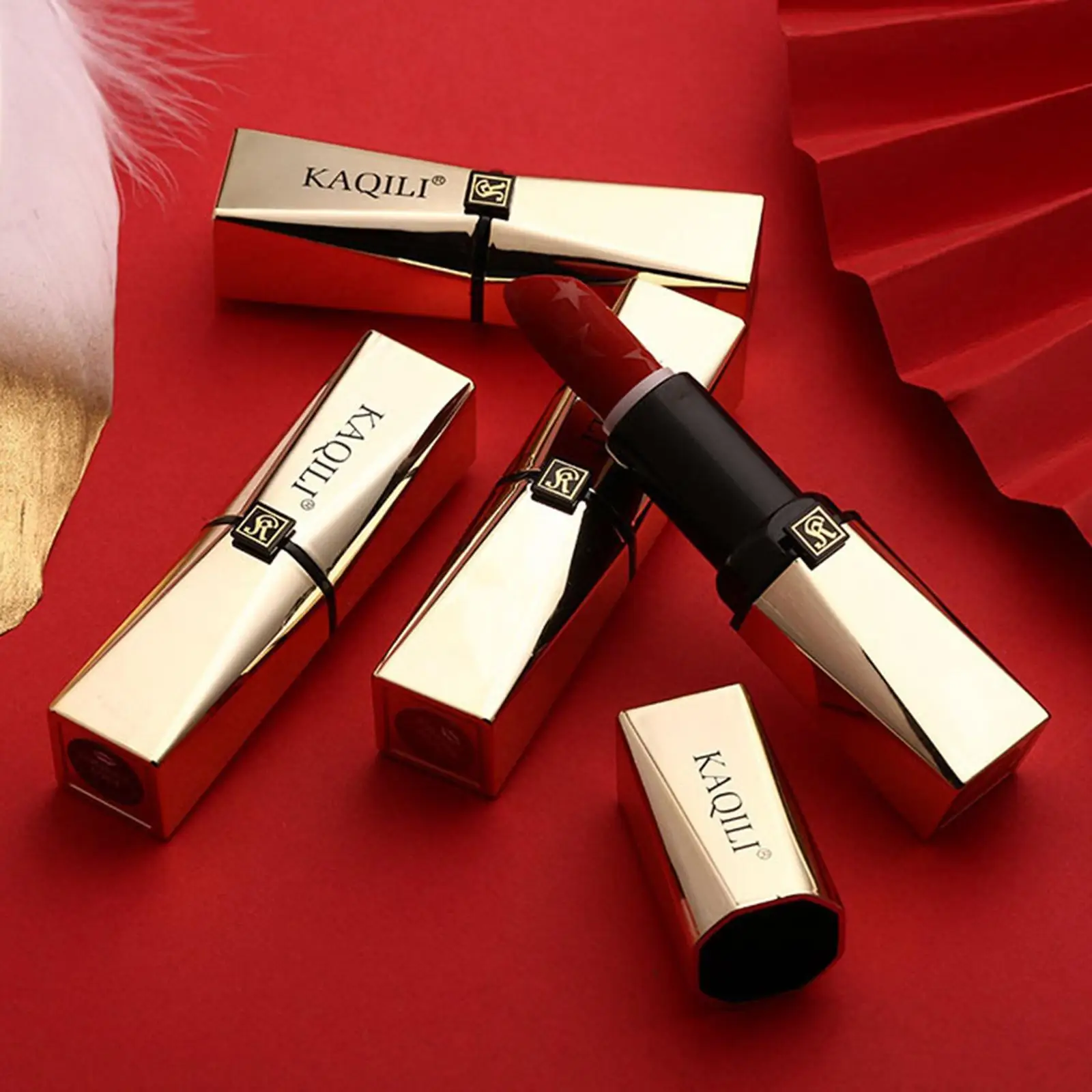 Set di rossetti e matite opache Palette nutriente in velluto impermeabile per cosmetici durevoli per il trucco dei colori per ragazze