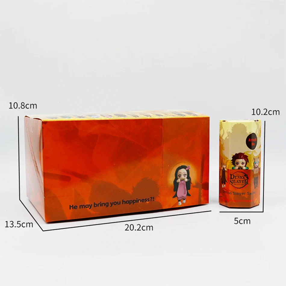 HOT Demon Slayer Sunny Angel Series Blind Box Car Decoration Desktop Computer Screen Cupid Hand Fashion Play Doll Birthday Gift