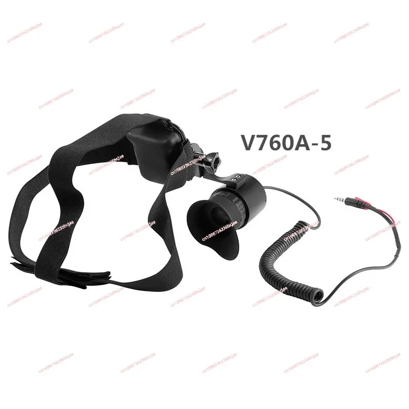 Monocular monitor DIY head-mounted large-screen monitor Virtual large screen 1024 * 768 Support diopter adjustment