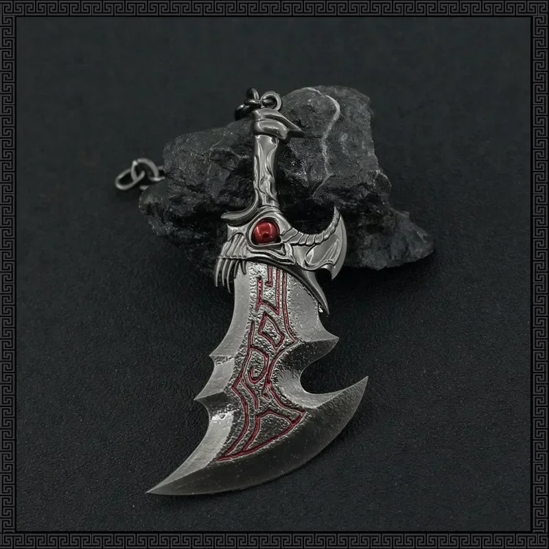 10 cm/3.94in God of War Wapen Blades van Athena Kratos Game Model Ghost of Spart Collection Desktop display Speelgoed Mes Jongen Gift