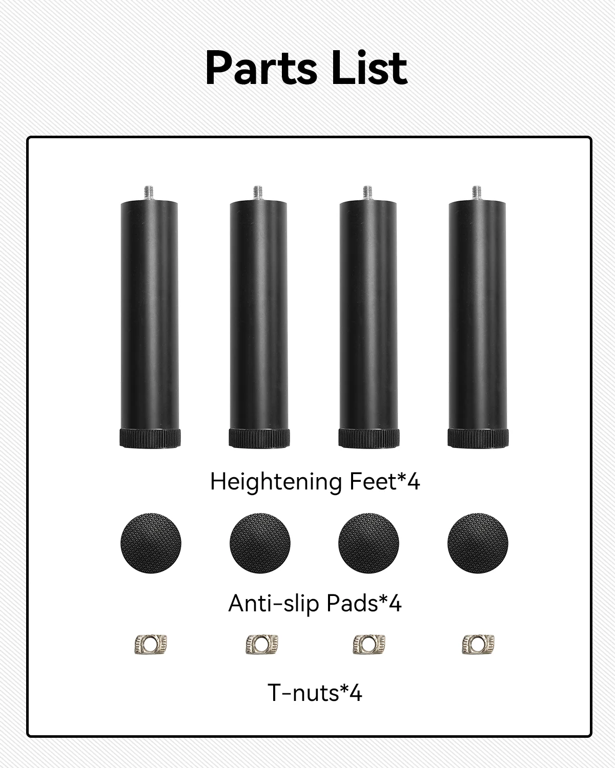 Atomstack H5 height raising bracket For Atomstack P1 A6 A20 PRO v2 A40 PRO V2