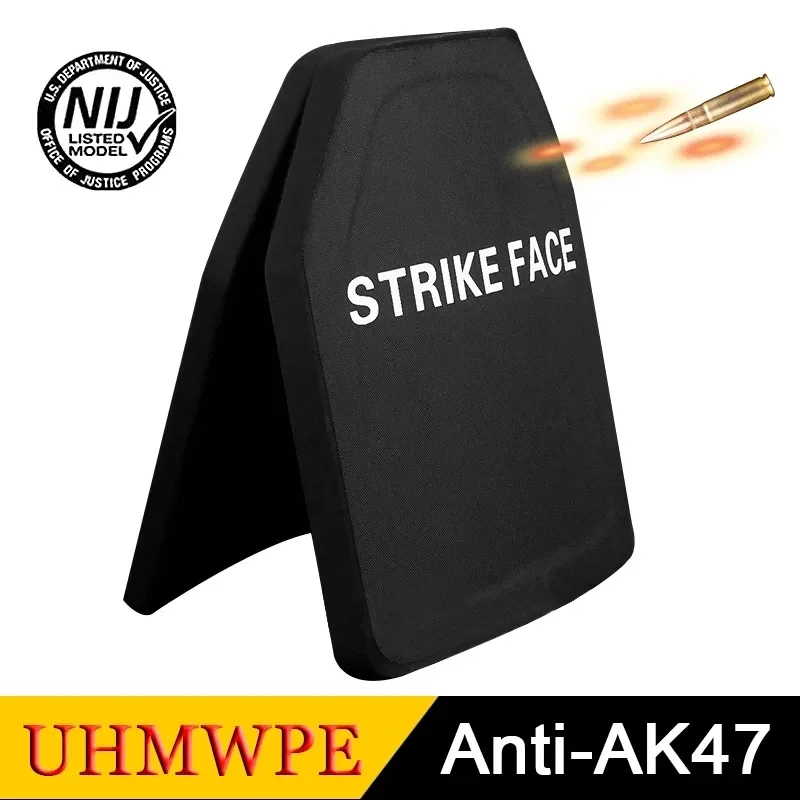 NIJ III Stand Alone Pure PE Lichtgewicht Kogelvrije plaat t Anti AK47 MSC 7,62 mm ballistisch paneel 10X12 inch kogelvrije plaat